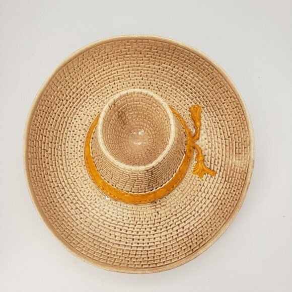 Vintage Whittier Ware  Western Cowboy Hat Chip & Dip Serving Bowl Cinqo De Mayo - Picture 4 of 14